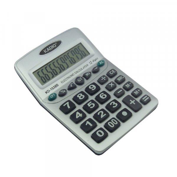 KADIO KD-1038B hagyományos számológép nagy kijelzővel - 12 számjegyes
(BBL)