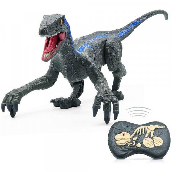 Velociraptor távirányítós játék dínó élethű hanghatásokkal - 45 cm
(BBJ)