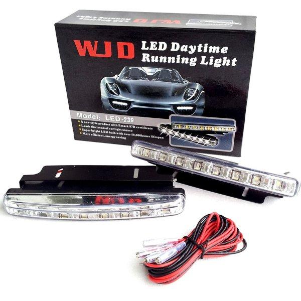 WJD LED-239 könnyen felszerelhető univerzális nappali menetfény - 2 x 8 W
(BBD)