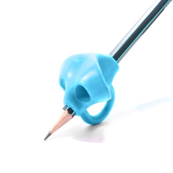 Ceruza markolat / Ceruzafogó – szilikon – kék színű (BBI-6306-2) (KF)