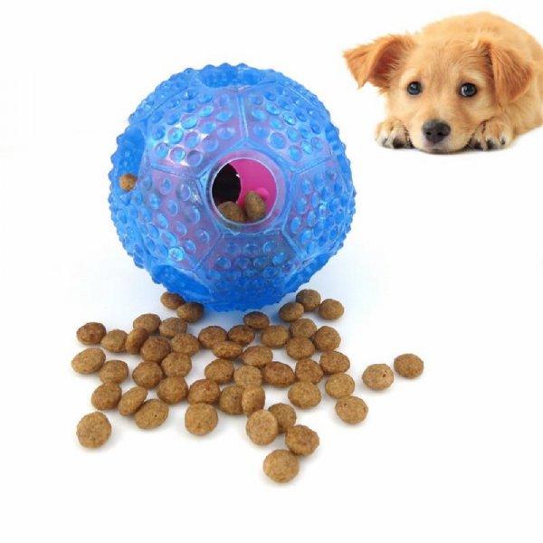 Interaktív jutalomfalat adagoló labda kutyáknak és cicáknak - 7 cm (BBM)