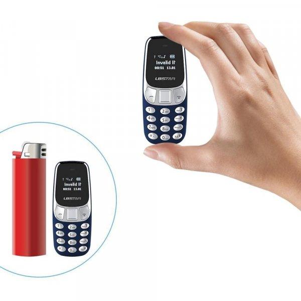 BM10 Dual SIM-es, szuper mini kártyafüggetlen telefon (BBE) (BBV)