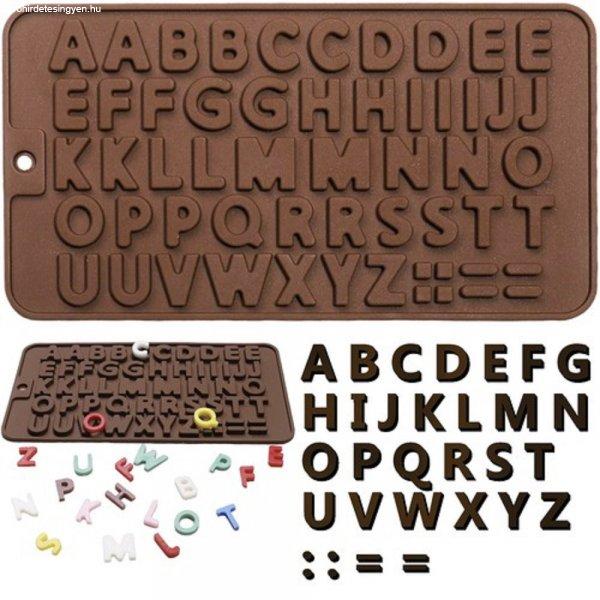 Szlilikon csokoládé forma betű öntéshez cukrászoknak és háziasszonyoknak
(BB-19557)