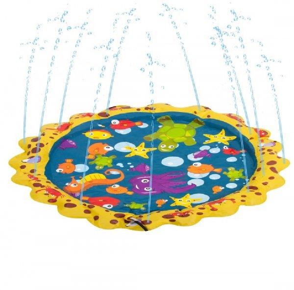 Színes szökőkút szőnyeg gyerekeknek, pancsolójáték - sárga/kék, 100 cm
(BBI-6661)