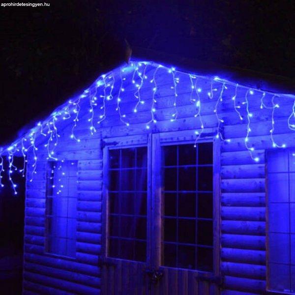 180 LED-es karácsonyi jégcsap fényfüzér 7 m – kék (BBV)