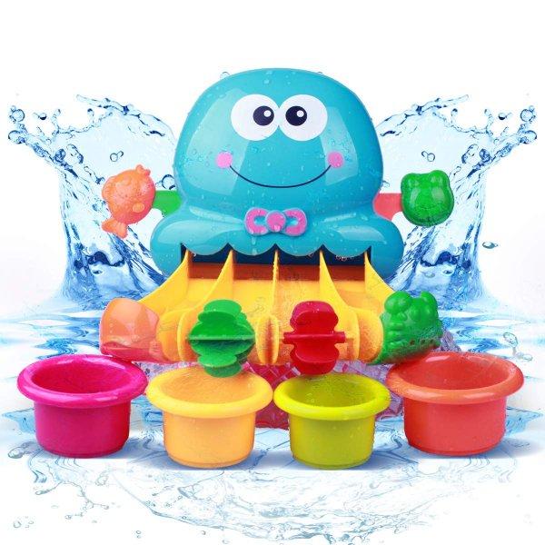 Fürdőjáték kisbabák számára, lebegő óceáni polip fürdőjáték
(BB-7487)