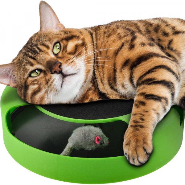 Kapd el az egeret - szórakoztató macska játék mozgó egérrel (BB-5404)