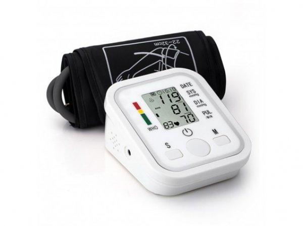 Könnyen kezelhető, LCD kijelzős vérnyomásmérő karra - 22-32 cm-ig
állítható mandzsettával (BBL)