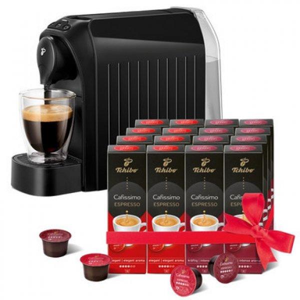 Tchibo Cafissimo Black Easy 108433 fekete kapszulás kávéfőző XL csomagban
ajándék 160 db kávékapszulával eszpresszó kávéhoz