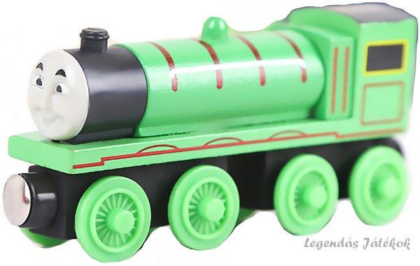 Thomas és barátai Henry jellegű mágneses fa vonat mozdony
