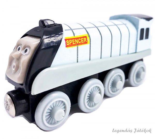 Thomas és barátai Spencer jellegű mágneses fa vonat mozdony