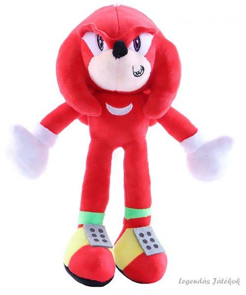 Sonic a sündisznó - Piros Knuckles plüss 20 cm