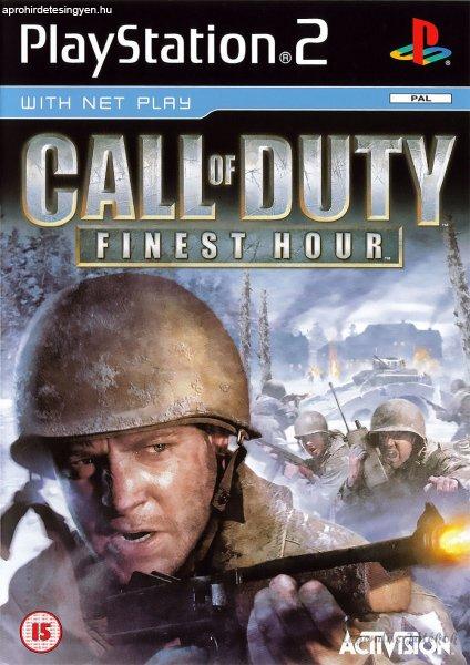 Call of Duty - Finest hour Ps2 játék PAL (használt)