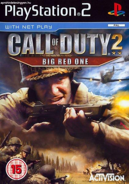 Call of Duty 2 - Big Red One Ps2 játék PAL (használt)