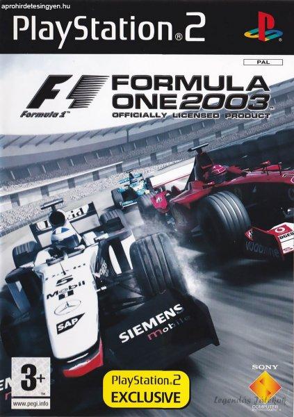 Formula One 2003 Ps2 játék PAL (használt)