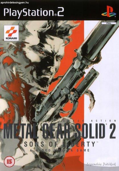 Metal Gear Solid 2 - Sons of liberty Ps2 játék PAL (használt)