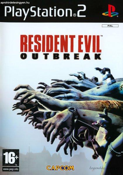 Resident evil - Outbreak Ps2 játék PAL (használt)