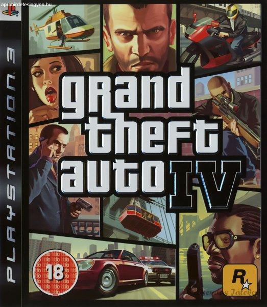 GTA - Grand Theft Auto 4 Ps3 játék (használt)