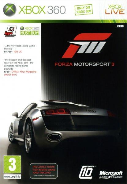 Forza Motorsport 3 Xbox 360 játék (használt)