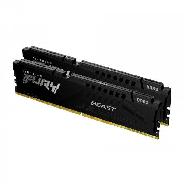 Kingston KF552C40BBK2-32 FURY memória DDR5 32GB 5200MHz CL40 DIMM (Kit of 2)
Beast Black XMP