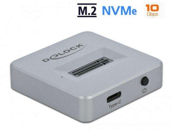DeLock M.2 Docking Station for M.2 NVMe PCIe SSD with USB Type-C female 64000