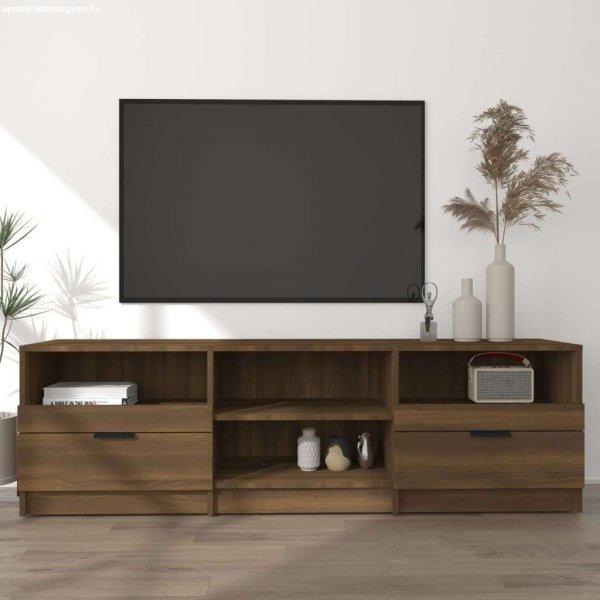 vidaXL barna tölgy színű szerelt fa TV-szekrény 150 x 33,5 x 45 cm