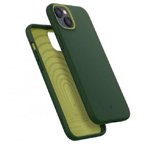 Caseology Nano Pop Apple iPhone 14 Szilikon Tok - Zöld