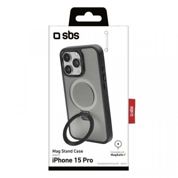 SBS Mag Stand Apple iPhone 15 Pro Tok - Fekete