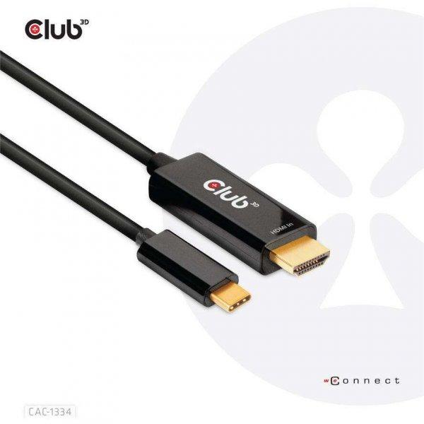 CLUB3D CAC-1334 video átalakító kábel 1,8 M HDMI A-típus (Standard) USB
C-típus (CAC-1334)