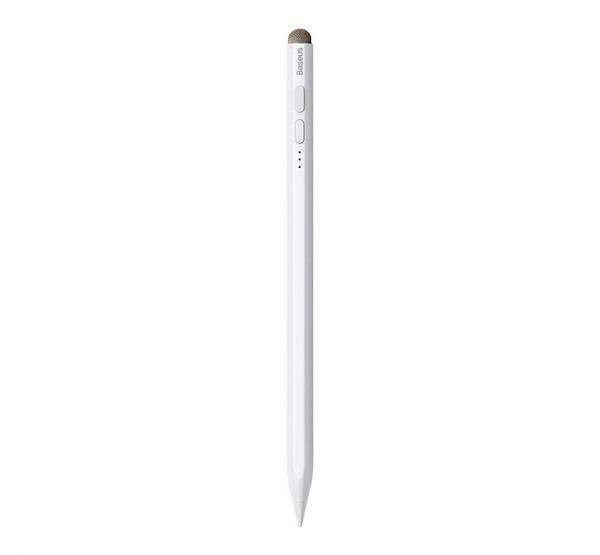 BASEUS érintőképernyő ceruza - FEHÉR - aktív, passzív, kapacitív +
póthegy, Apple Pencil kompatibilis - SXBC040002 - GYÁRI