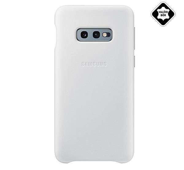Műanyag telefonvédő (valódi bőr hátlap) FEHÉR - EF-VG970LWEGWW - SAMSUNG
Galaxy S10e (SM-G970) - GYÁRI