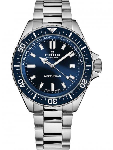 Edox 80120-3BUM-BUF Neptunian Automatic Mens Watch 44mm