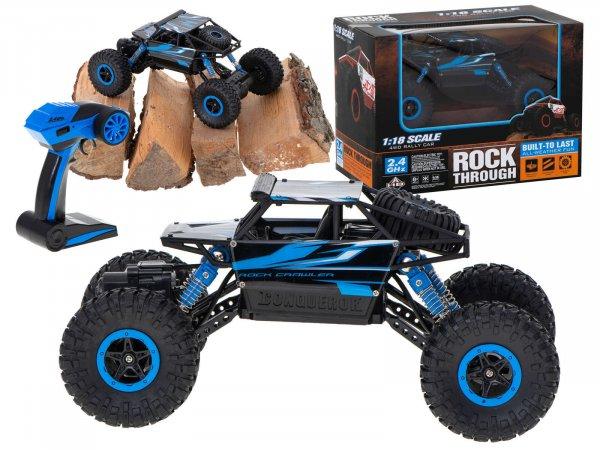 RC autó Rock Crawler HB 2.4GHz 1:18 kék