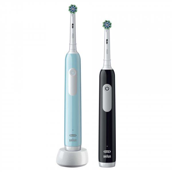 Oral-B PRO1 + Blue, Black X-Clean + bónusz handle Elektromos fogkefék