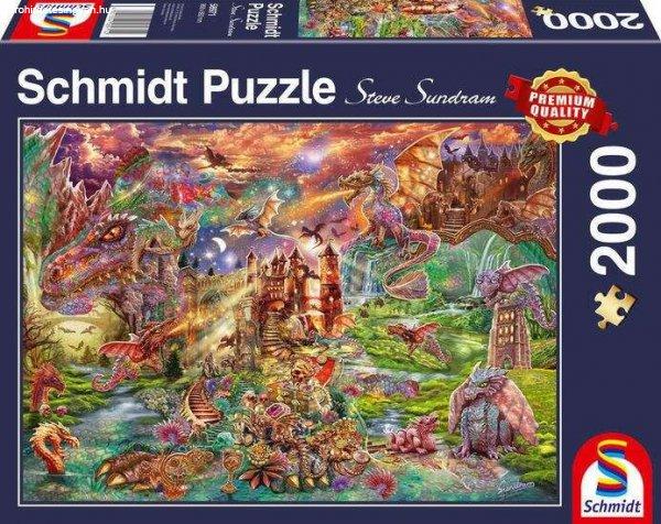 Schmidt Sárkányok kincse 2000 db-os puzzle (58971)