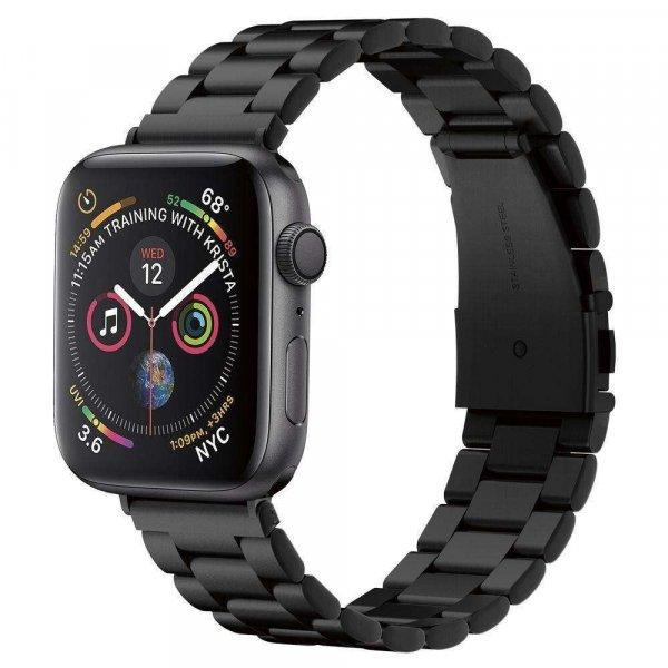 SPIGEN MODERN FIT okosóra pótszíj - FEKETE - rozsdamentes acél - Apple Watch
Series 1/2/3 42mm / 4/5/6/SE 44mm / 7/8 45mm / Ultra 49mm - 8809613768824 -
GYÁRI