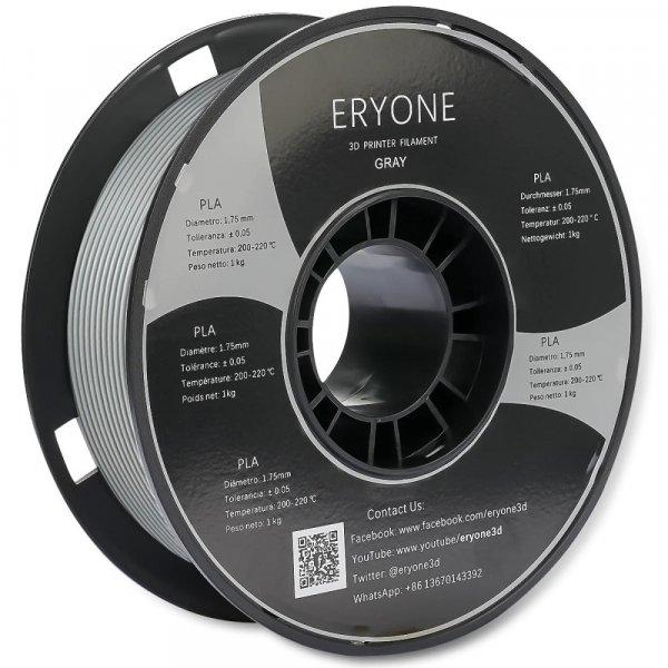 Eryone Standard PLA szürke (gray) 3D nyomtató Filament 1.75mm, 1kg/tekercs