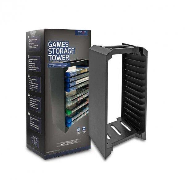 VENOM VS3053 PS3/PS4/XBOX ONE/BLU-RAY tároló állvány - FEKETE -
szétszerelhető, 12 játék tárolására alkalmas