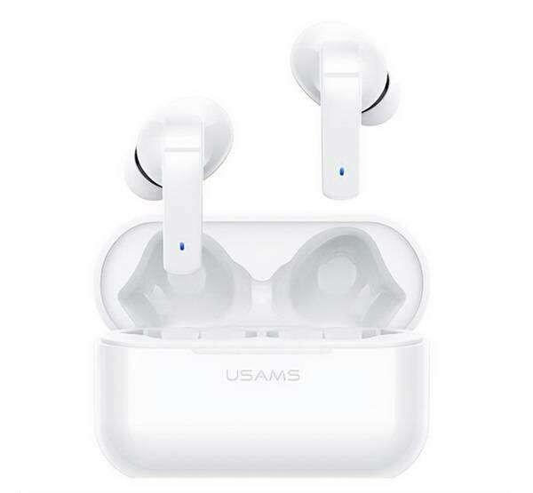 USAMS LY06 bluetooth fülhallgató, Sztereo, v5.0, TWS, Fehér