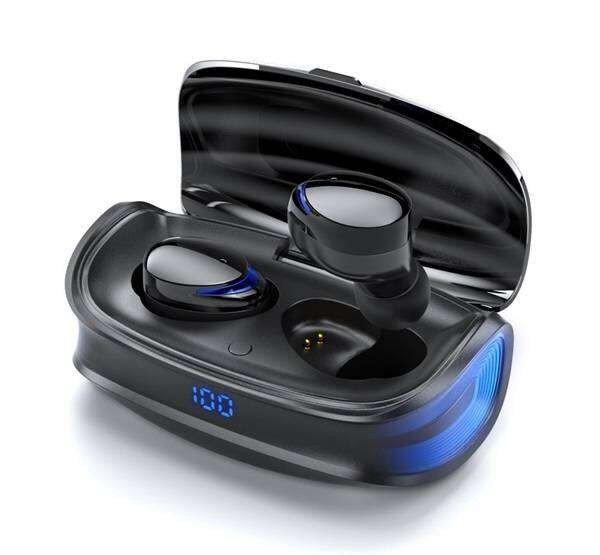 DEVIA JOY A9 bluetooth fülhallgató, Sztereo, v5.0, TWS, Fekete