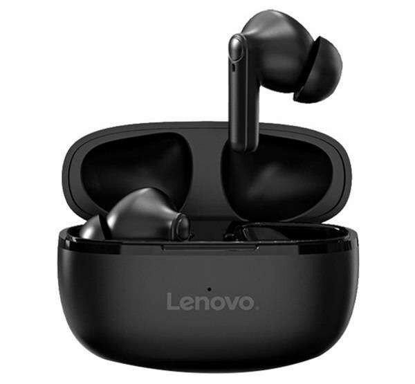 LENOVO HT05 bluetooth fülhallgató, Sztereo, v5.0, TWS, Fekete