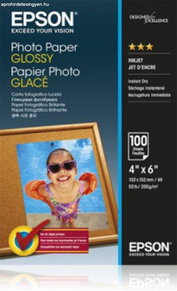 Epson fényes fotópapír (10x15, 100 lap, 200g)