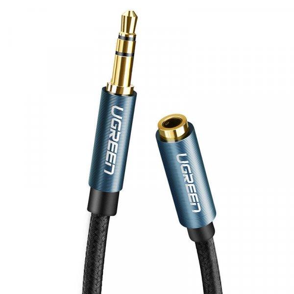 UGREEN AV118 AUX jack 3,5 mm-es audio hosszabbító kábel 0,5 m (kék)