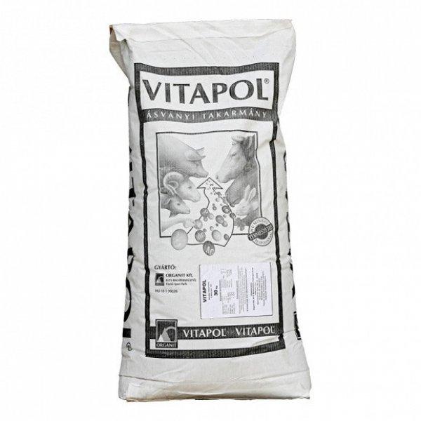 VITAPOL PULVIS 25KG Por takarmányba keveréshez, mely az állatok gyorsabb,
egészségesebb fejlődését segíti