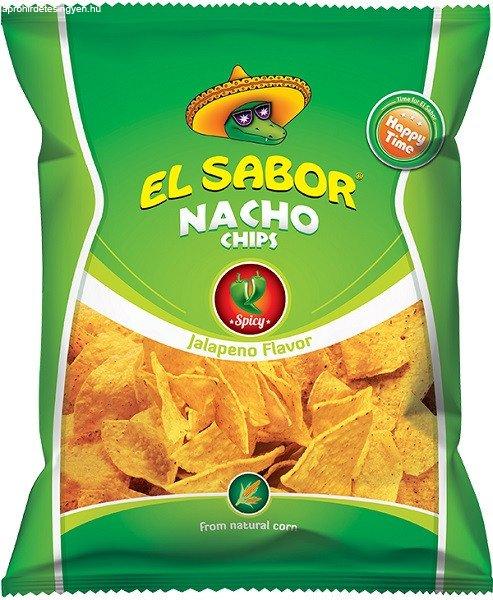El Sabor 100G Nacho Chips Jalapeno /1545/