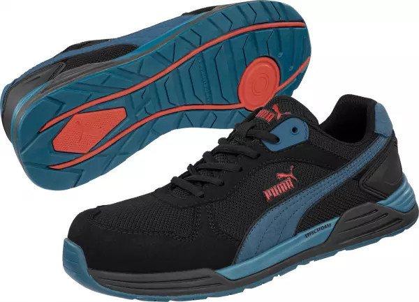 Puma Frontside BLK/BLUE Low S1P Esd Hro Src Munkavédelmi Cipő