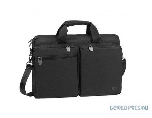 Notebook laptop táska, 16", RivaCase "Tiergarten 8530", fekete