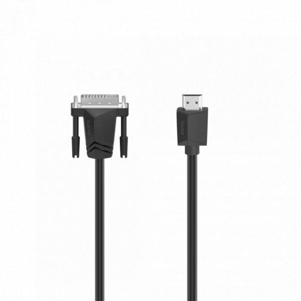 Hama FIC HDMI-DVI-I (Dual-Link) (24+5) Cable 4K 1,5m Black