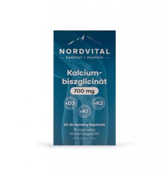 Nordvital kalcium-biszglicinát 75mg kapszula 60 db