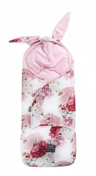 Floo univerzális hordozó takaró - Peonies, rózsaszín